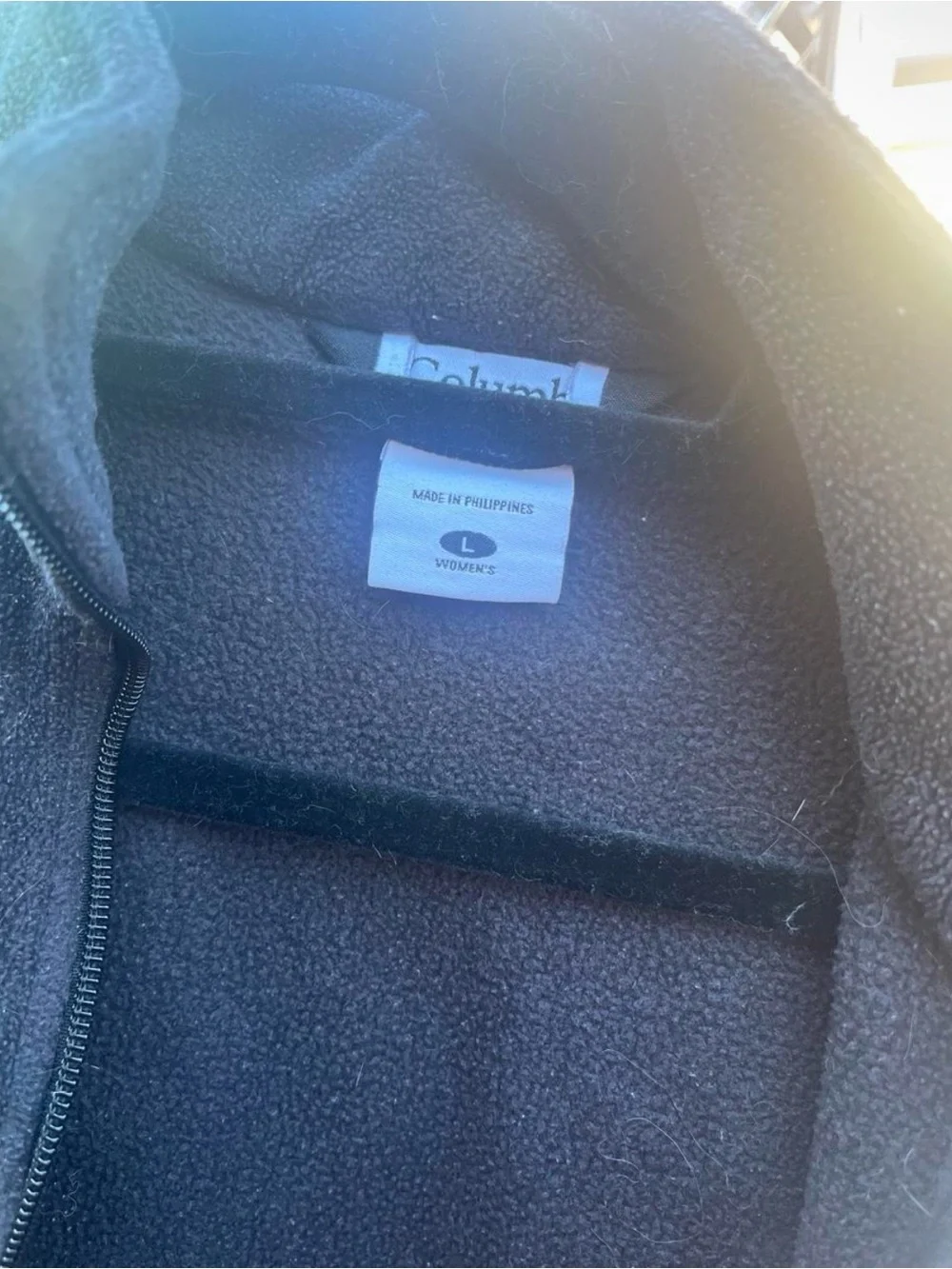 Columbia Men's Dark Gray Fleece Vest - Zip Front Outdoor Layer